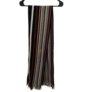Missoni For Target Wool Blend One Size Zig Zag Winter Scarf 20th Anniversary